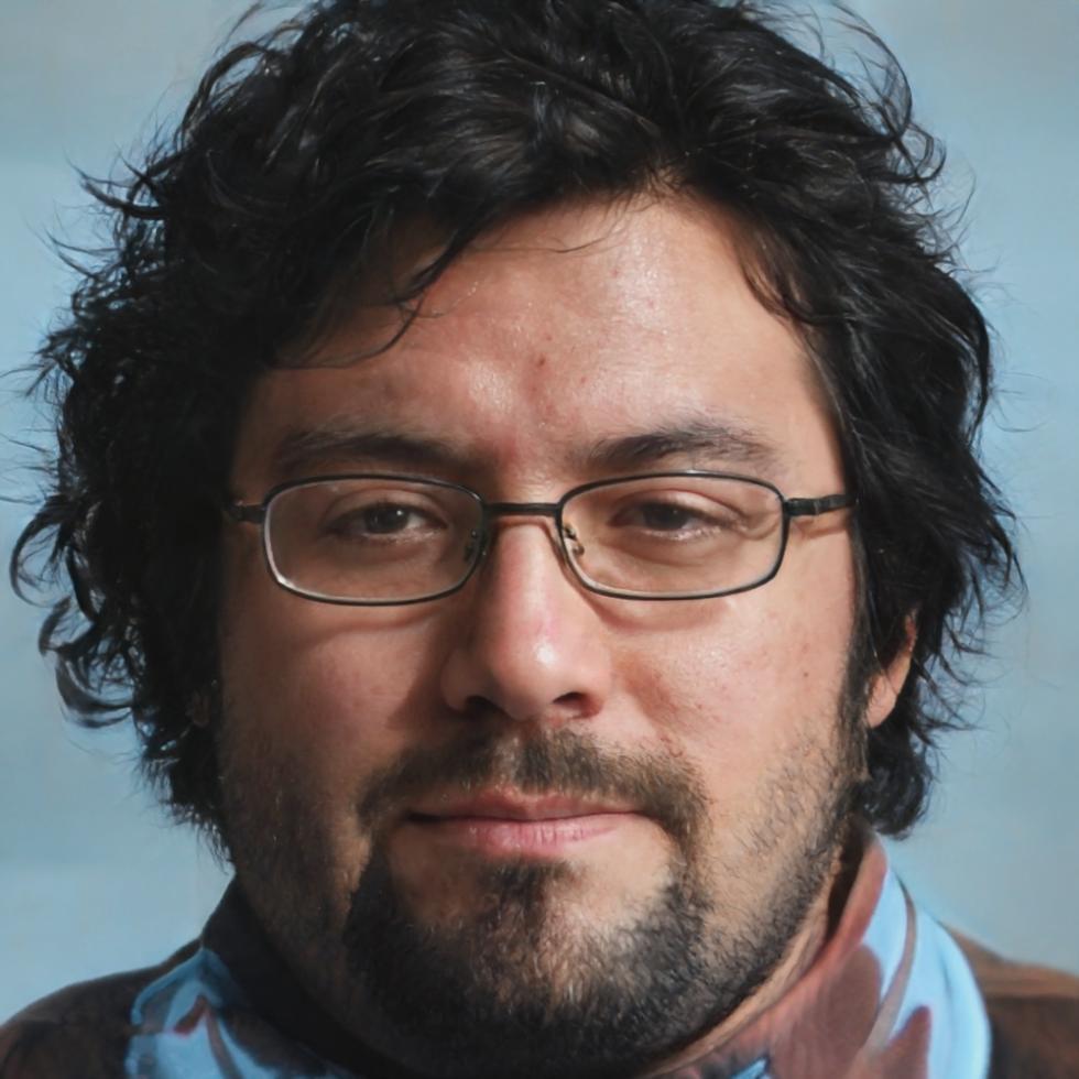Ritratto di fotografo professionista che ha completato con successo il programma